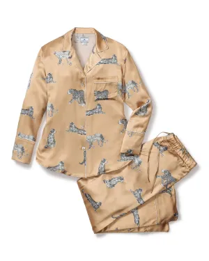 Silk Panther Pajama Set