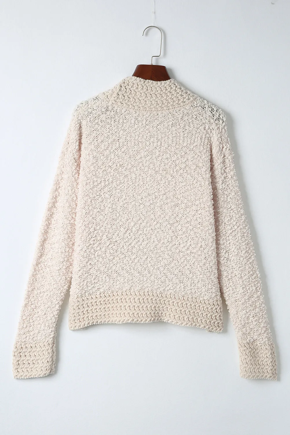 Solid Color Open Front Cardigan