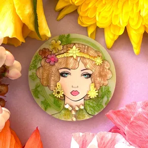 Spring Muse Brooch by Wintersheart Whimsy