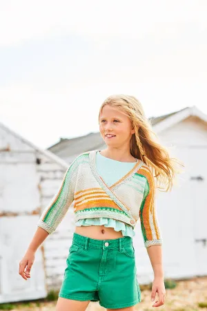 Stylecraft Savannah Aran Children's Cardigan Pattern 9985