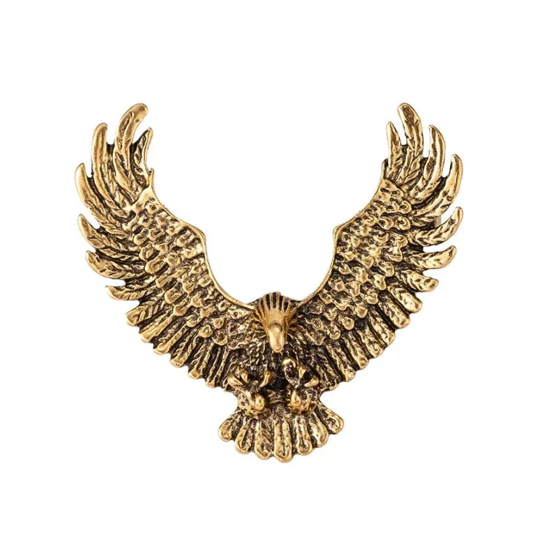 Vintage Alloy Eagle Brooch