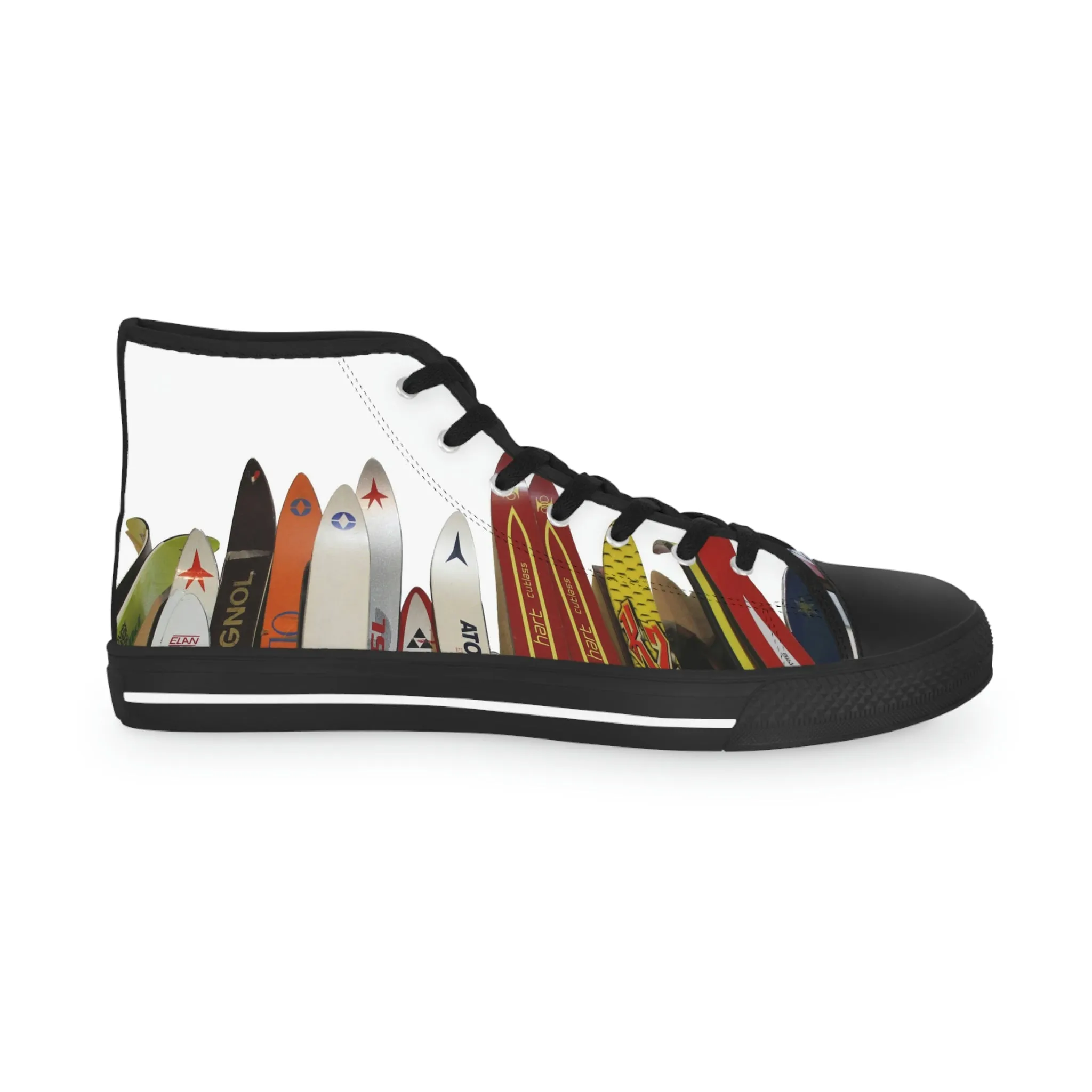 Vintage Skis  - High Top Sneakers