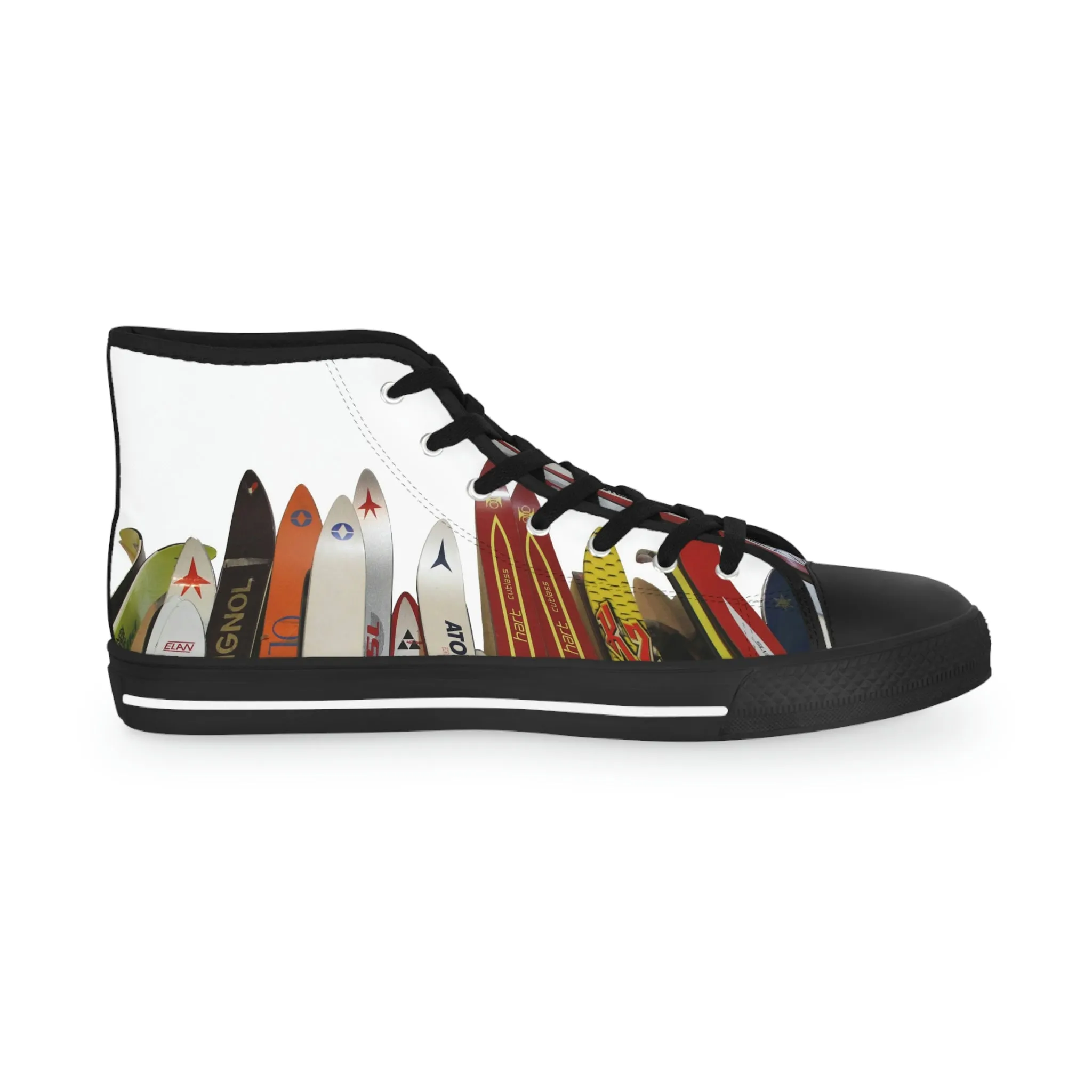 Vintage Skis  - High Top Sneakers