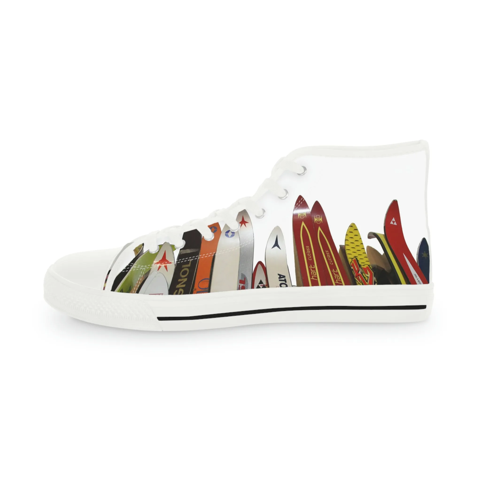 Vintage Skis  - High Top Sneakers