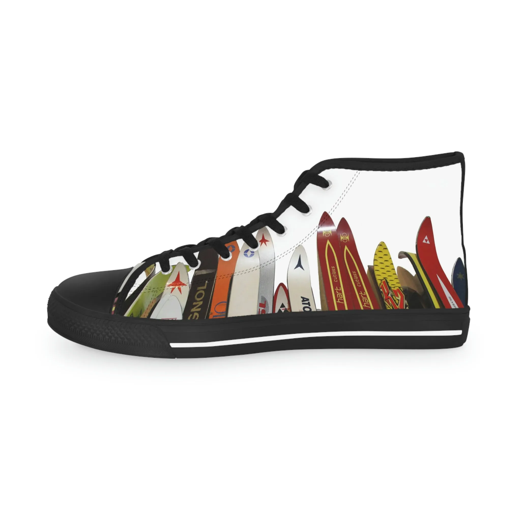 Vintage Skis  - High Top Sneakers