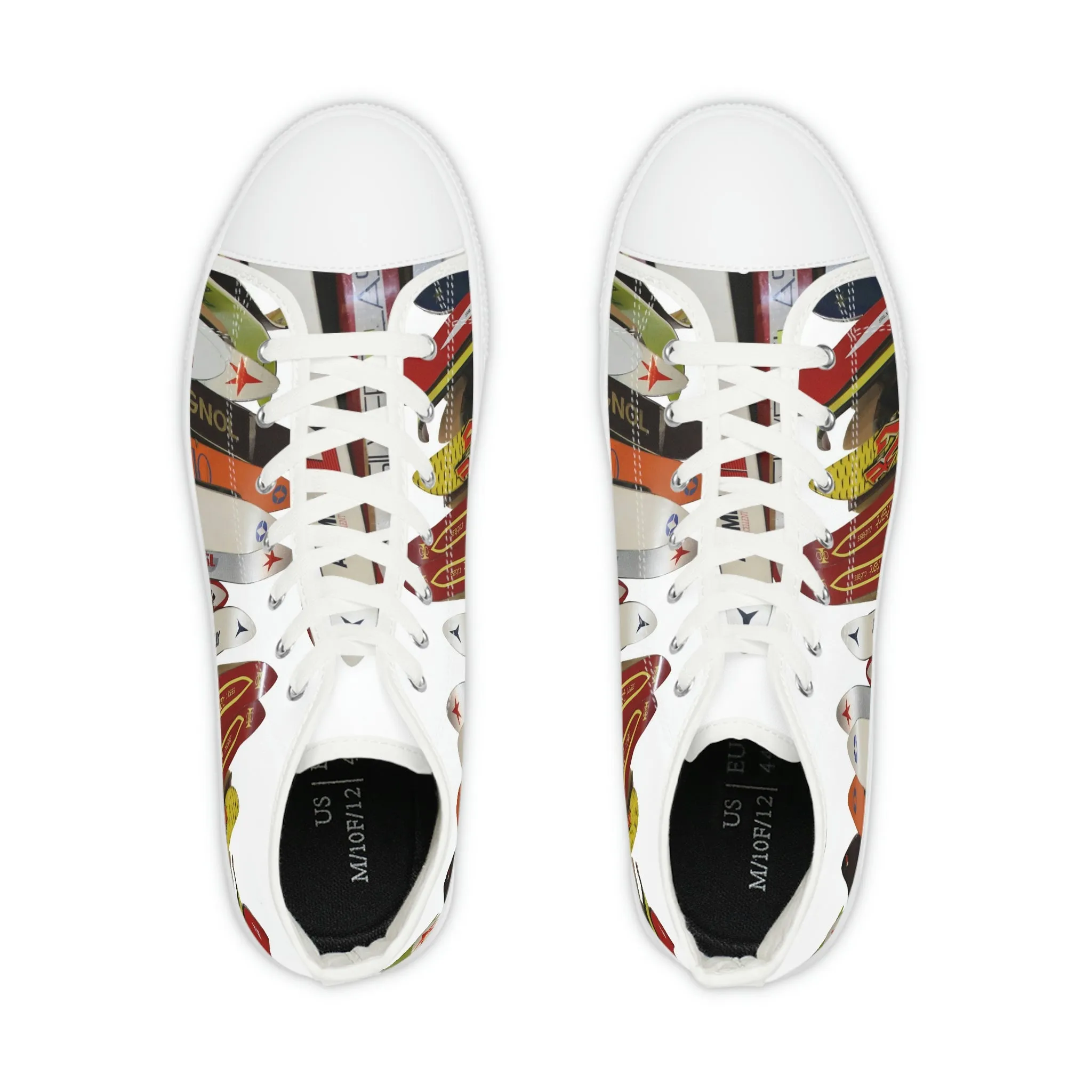 Vintage Skis  - High Top Sneakers