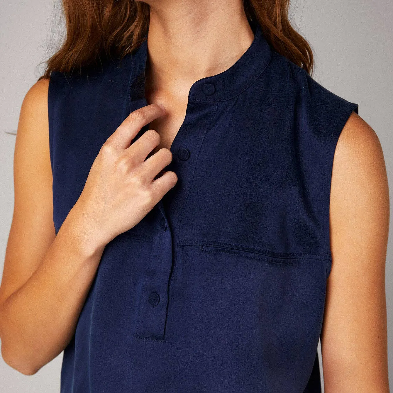 Washable Silk Tank Pant Set