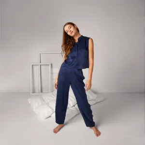 Washable Silk Tank Pant Set