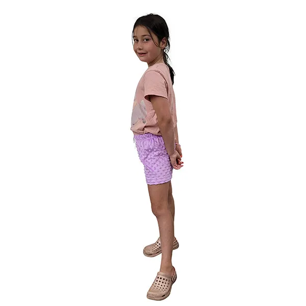 YOUTH PJ SHORTS WHISPER BUBBLE LAVENDER
