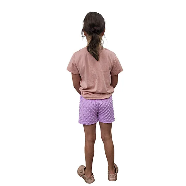 YOUTH PJ SHORTS WHISPER BUBBLE LAVENDER