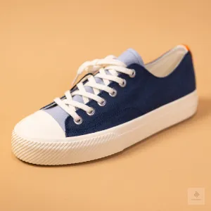 Zara Canvas Sneaker Navy